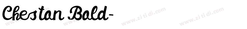 Cheston Bold字体转换
